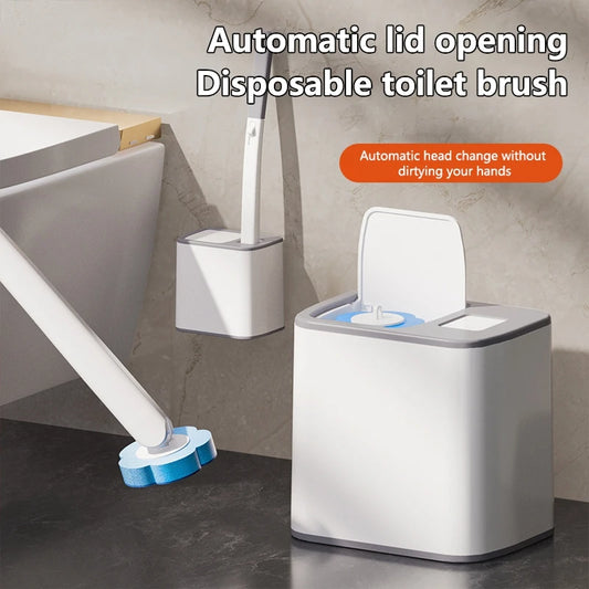 Disposable Toilet Brush Set Bathroom Cleaning System for Sink Bathtub Drain Urinal Scrubbing Toilet Brush Bathroom Cleaning Kit