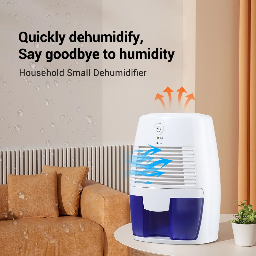 Home Dehumidifier Bedroom Mute Moisture Absorber Air Dryer Mini Humidity Dehumidifier for Bathroom Kitchen Clothes Desiccant